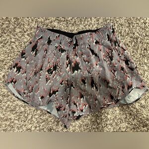 lululemon Track That Lined Shorts Floral Flux